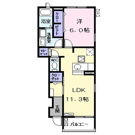 近鉄弥富駅 徒歩22分 1階の物件間取画像